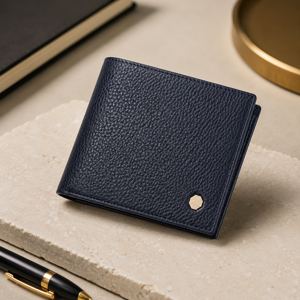 Carteira Masculina Laorentou Signature – Couro Legítimo Premium