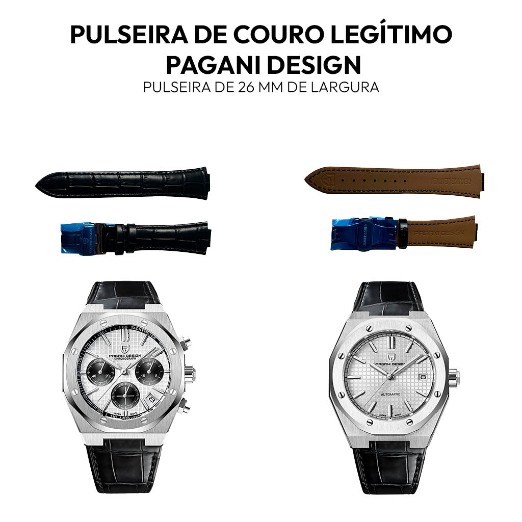 Pagani Design Genuine Leather Watch Strap 26mm x 230mm product photo