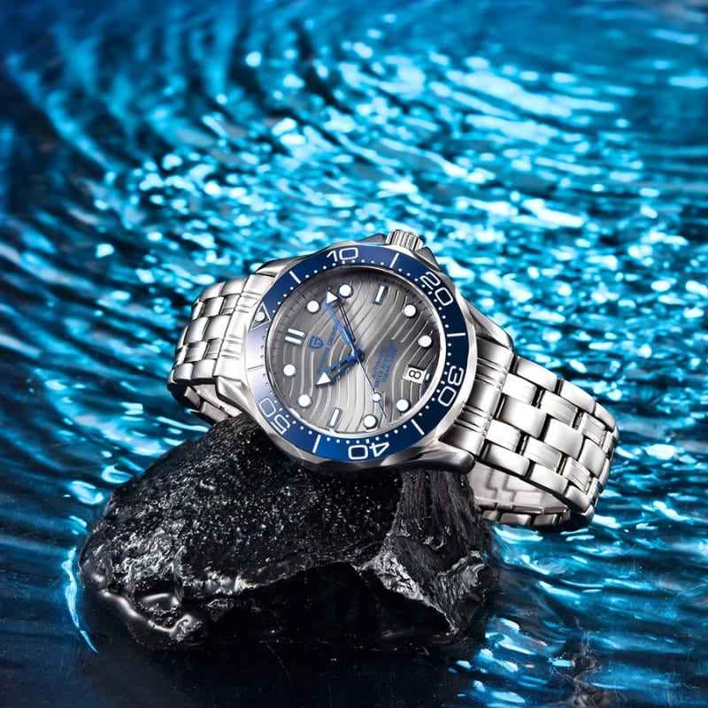 Pagani Design Veracius Blue Stainless Steel Bracelet product photo