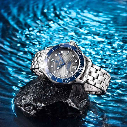 Pagani Design Veracius Blue Stainless Steel Bracelet product photo