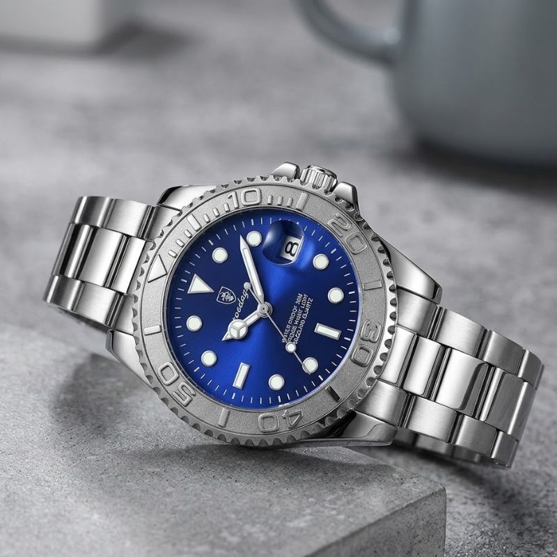 Poedagar Submariner Silver Blue