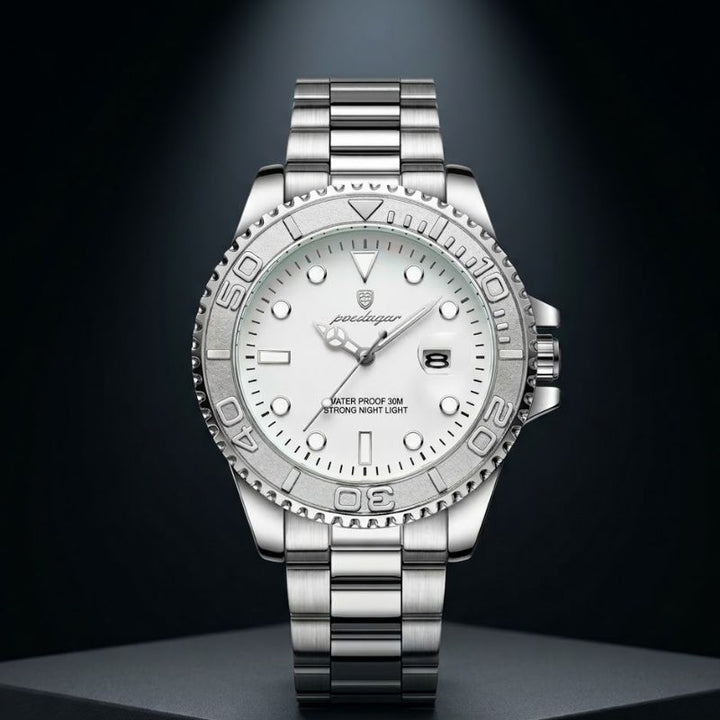Poedagar Submariner Silver White