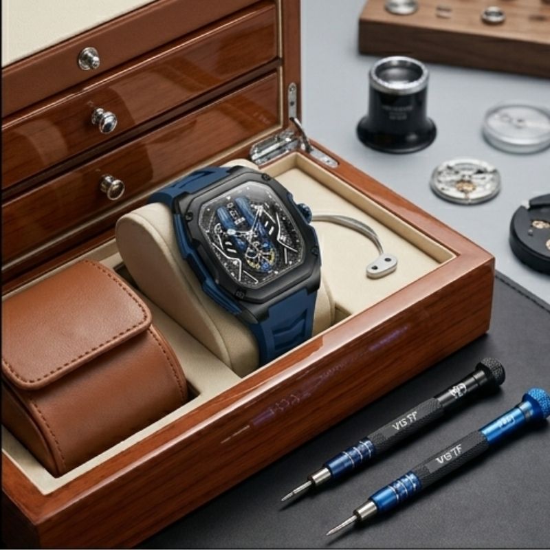 Poedagar Velocity Blue Watch