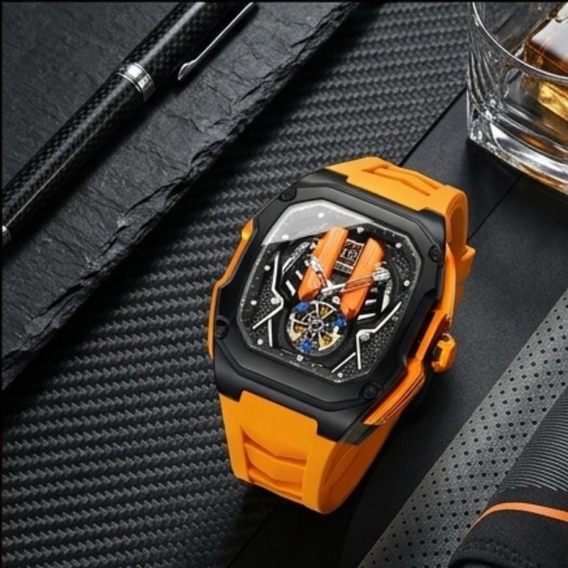 Poedagar Velocity Orange Watch