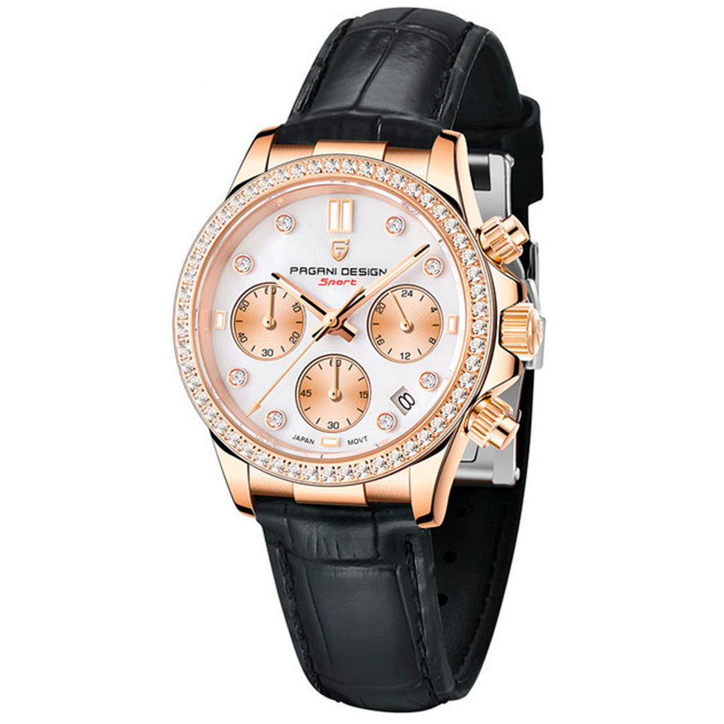 Women's Watch Pagani Design Daisy Gold Black product photo