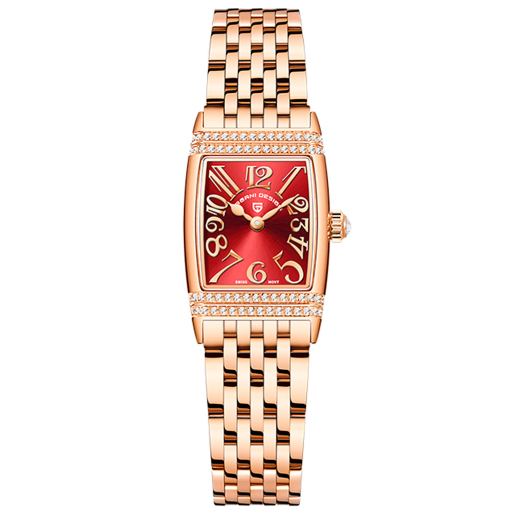 Women's Watch Pagani Design Sunflower Gold Red product photo