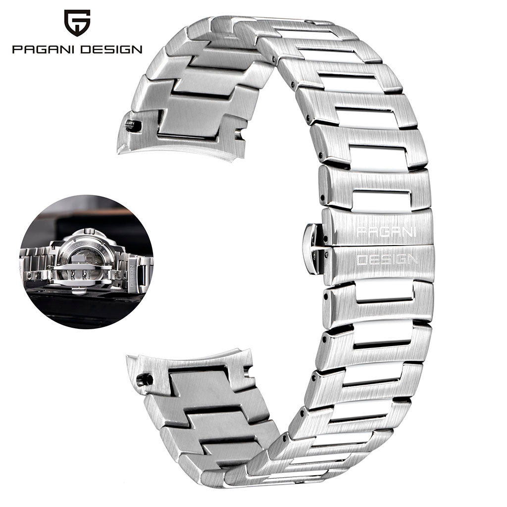 Pagani Design Stainless Steel Watch Strap 316L 24mm x 220mm