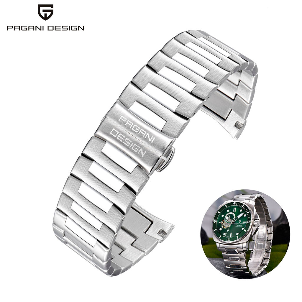 Pagani Design Stainless Steel Watch Strap 316L 24mm x 220mm