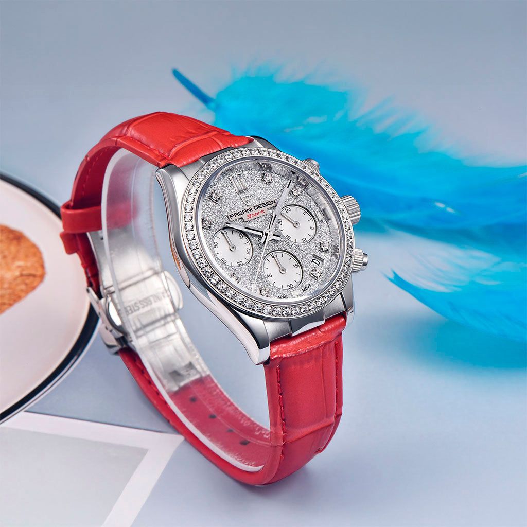 Women's Watch Pagani Design Daisy Red product photo