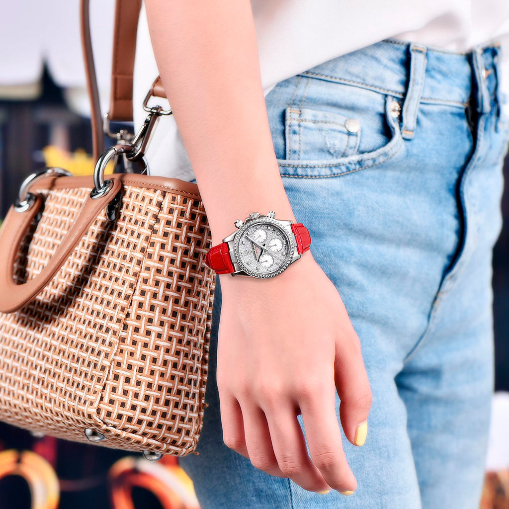 Women's Watch Pagani Design Daisy Red product photo