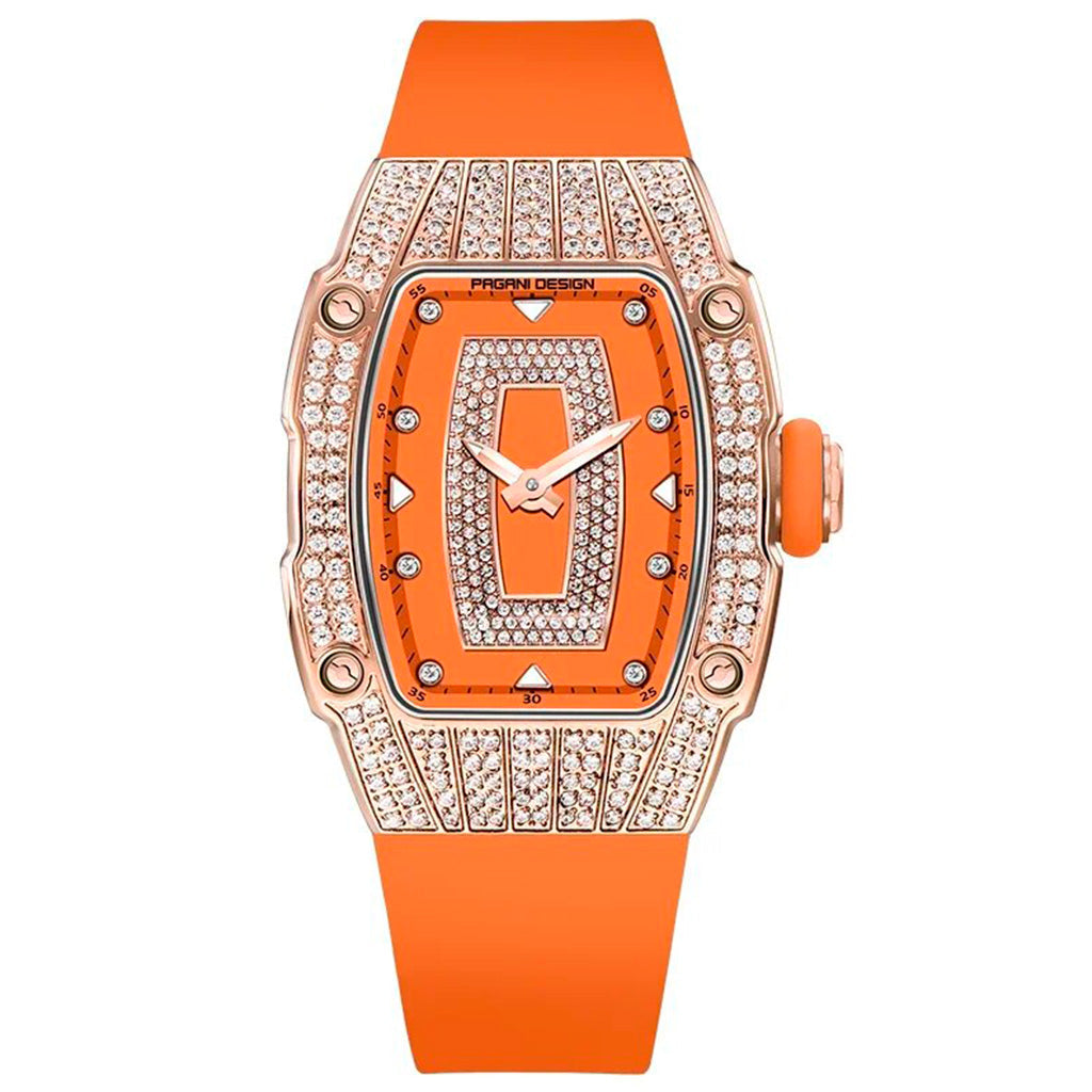 Women's Watch Pagani Design Marigold Orange Gold product photo