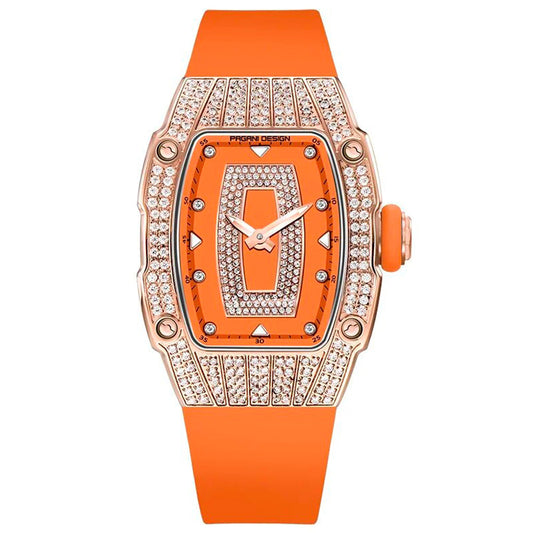 Women's Watch Pagani Design Marigold Orange Gold product photo
