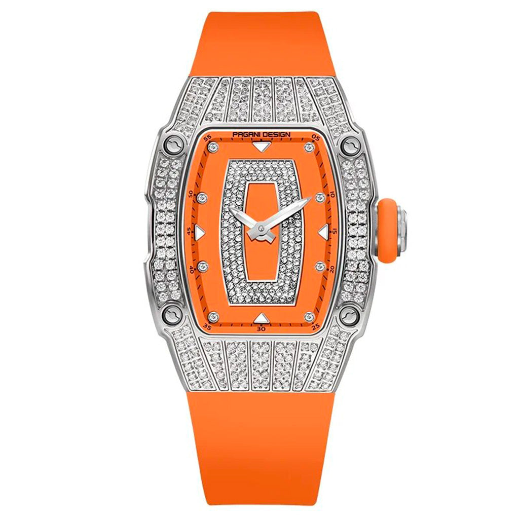 Women's Watch Pagani Design Marigold Orange Silver product photo
