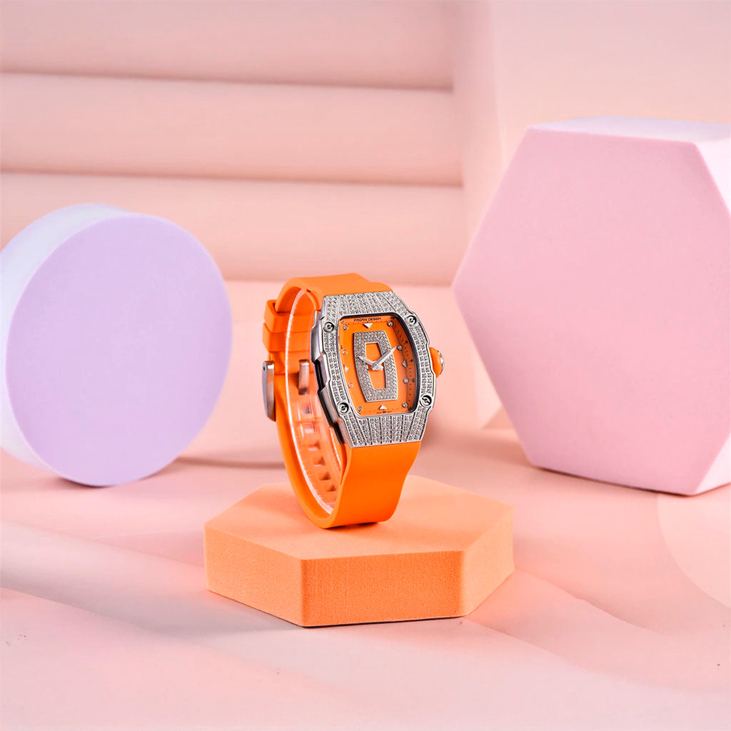 Women's Watch Pagani Design Marigold Orange Silver product photo