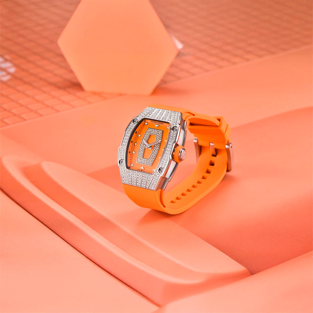 Women's Watch Pagani Design Marigold Orange Silver product photo