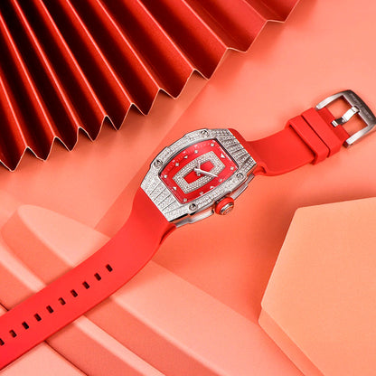 Women's Watch Pagani Design Marigold Red Silver product photo