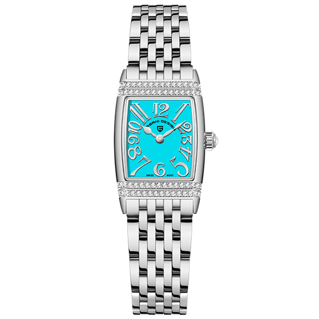 Women's Watch Pagani Design Sunflower Silver Blue product photo