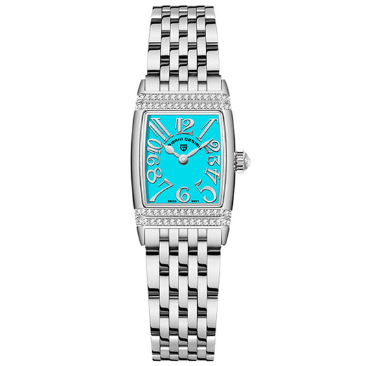 Women's Watch Pagani Design Sunflower Silver Blue product photo