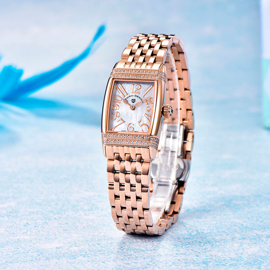 Women's Watch Pagani Design Sunflower Gold White product photo