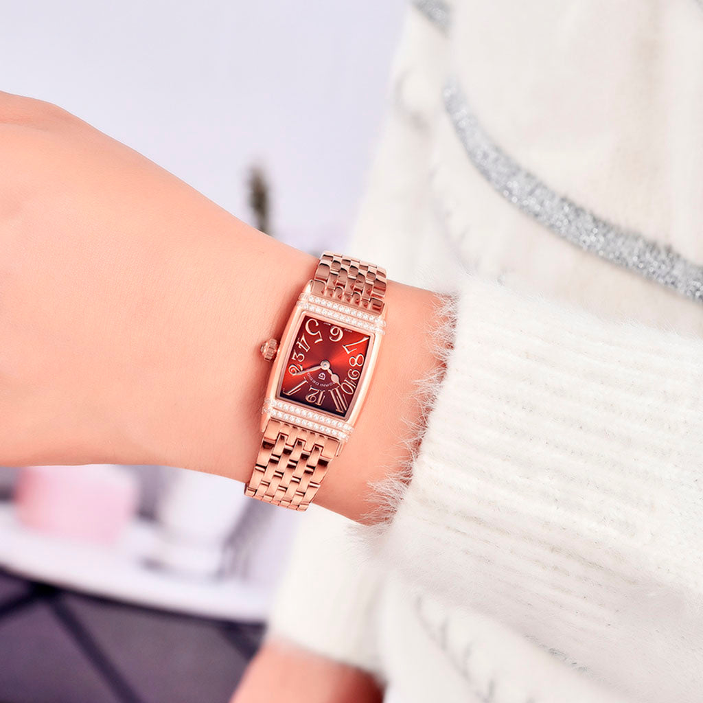 Women's Watch Pagani Design Sunflower Gold Red product photo