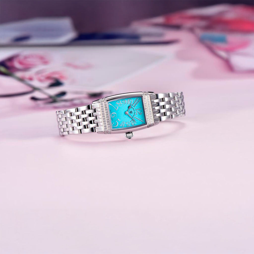 Women's Watch Pagani Design Sunflower Silver Blue product photo