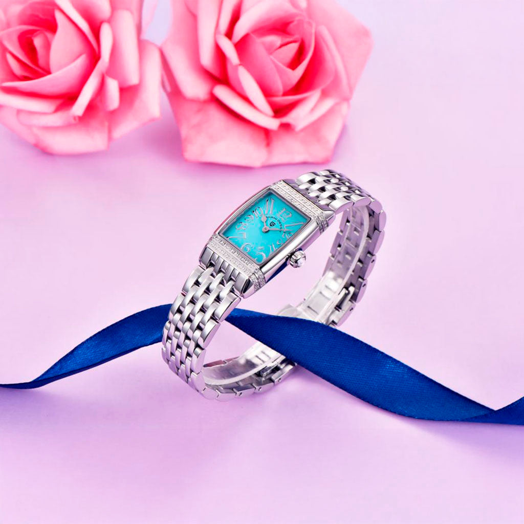 Women's Watch Pagani Design Sunflower Silver Blue product photo