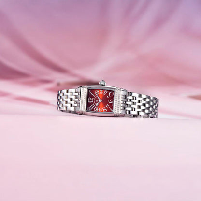 Women's Watch Pagani Design Sunflower Silver Red product photo