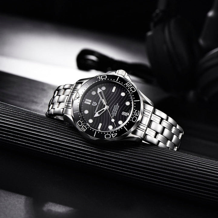 Pagani Design Veracius Black Stainless Steel Bracelet
