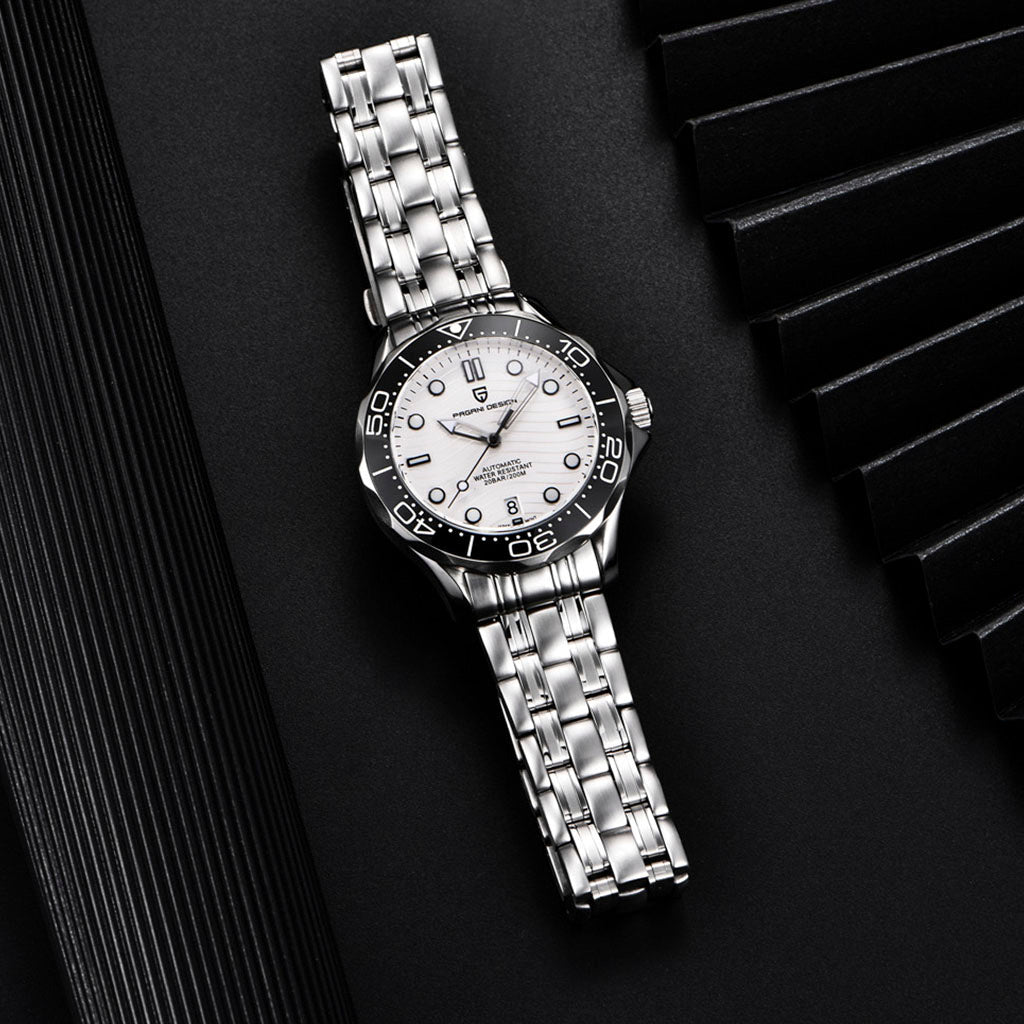 Pagani Design Veracius White Stainless Steel Bracelet product photo