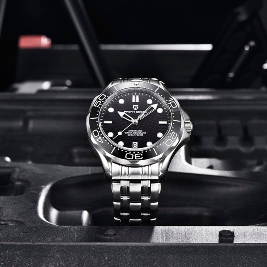 Pagani Design Veracius Black Stainless Steel Bracelet