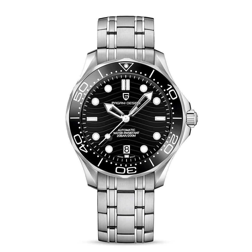 Pagani Design Veracius Black Stainless Steel Bracelet product photo