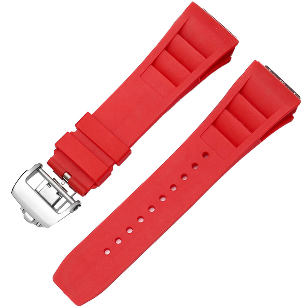 Red Rubber Strap Compatible with Pagani Design Birmingham product photo