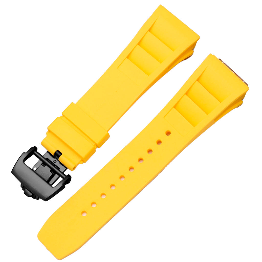 Yellow Rubber Strap Compatible with Pagani Design Birmingham
