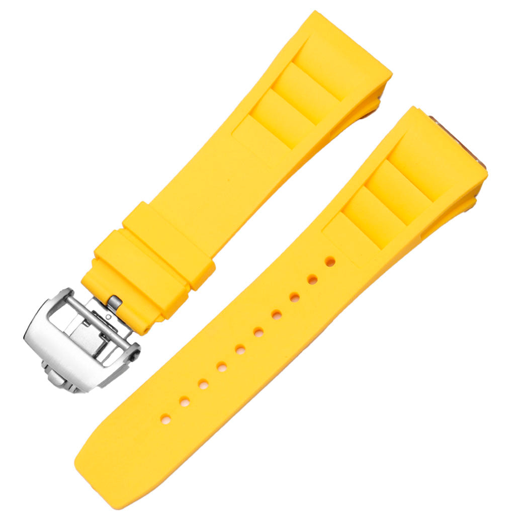 Yellow Rubber Strap Compatible with Pagani Design Birmingham product photo