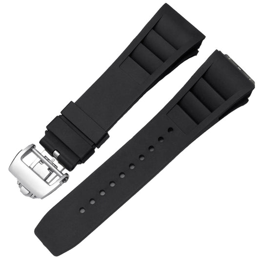 Black Rubber Strap Compatible with Pagani Design Birmingham product photo