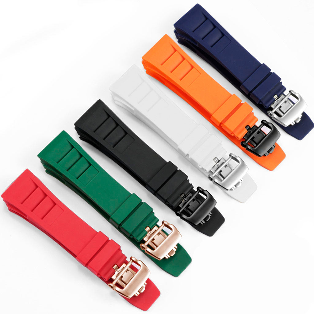 Orange Rubber Strap Compatible with Pagani Design Birmingham product photo