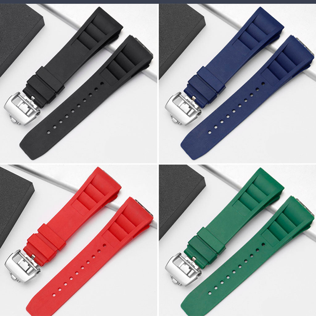 Green Rubber Strap Compatible with Pagani Design Birmingham product photo