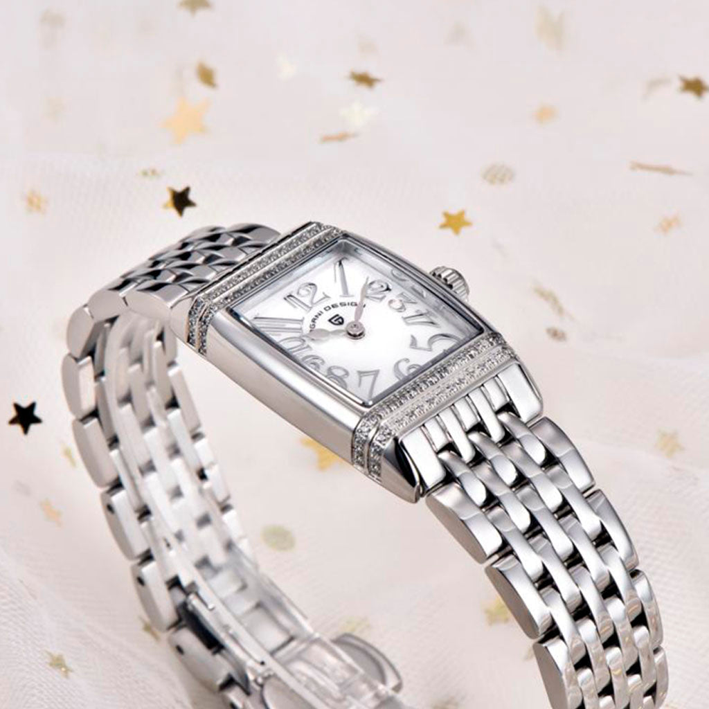 Women's Watch Pagani Design Sunflower Silver White product photo