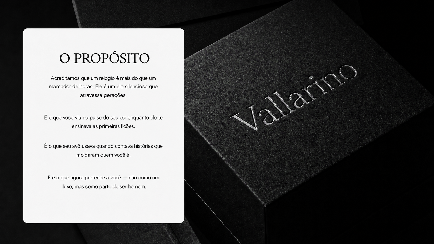 O proposito da Vallarino