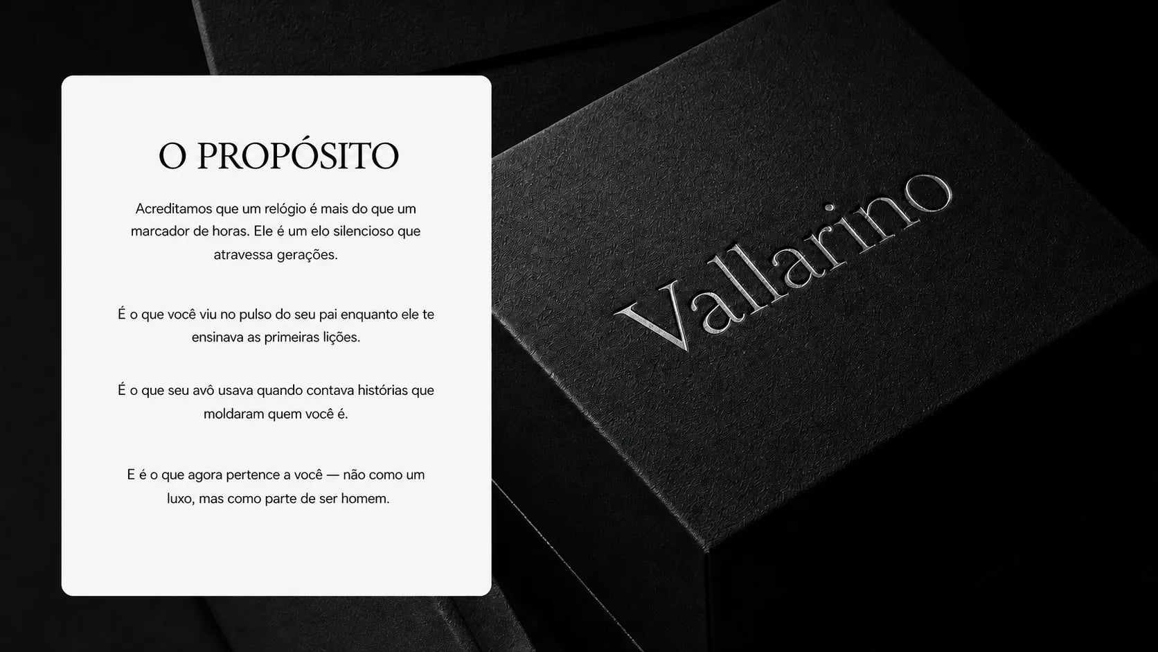 O proposito da Vallarino
